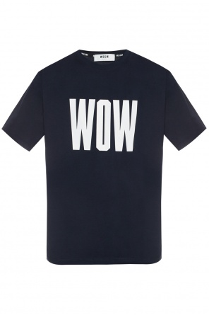 T-shirt z nadrukowanym napisem, zdjęcie 1 T-shirt z nadrukowanym napisem od MSGM
